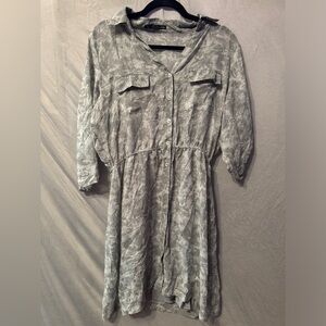 Maurices light gray dress READ DESCRIPTION